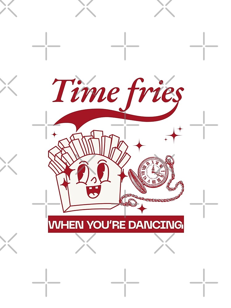 Time fries when you dancing by Peerless-Prime Unisex , , , Long Sleeve Tee