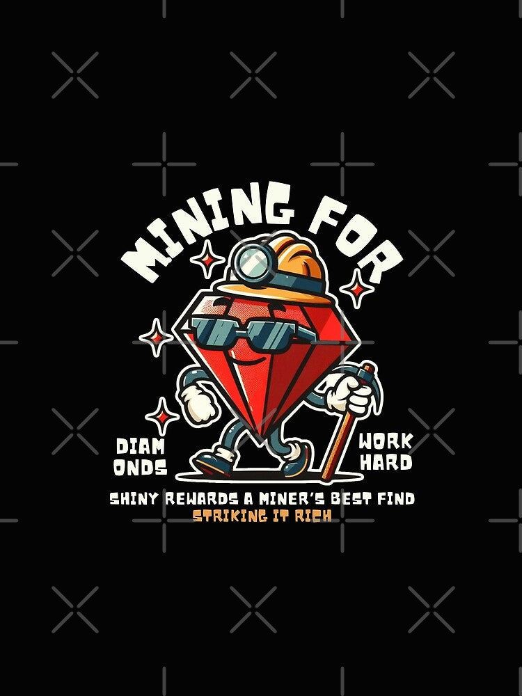 Mining by Peerless-Prime Unisex , , , Long Sleeve Tee
