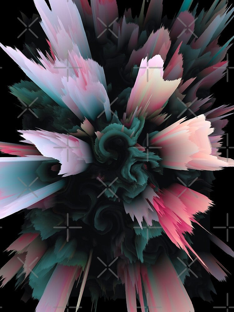 blossom 3d flower by haroulita Unisex , , , Long Sleeve Tee