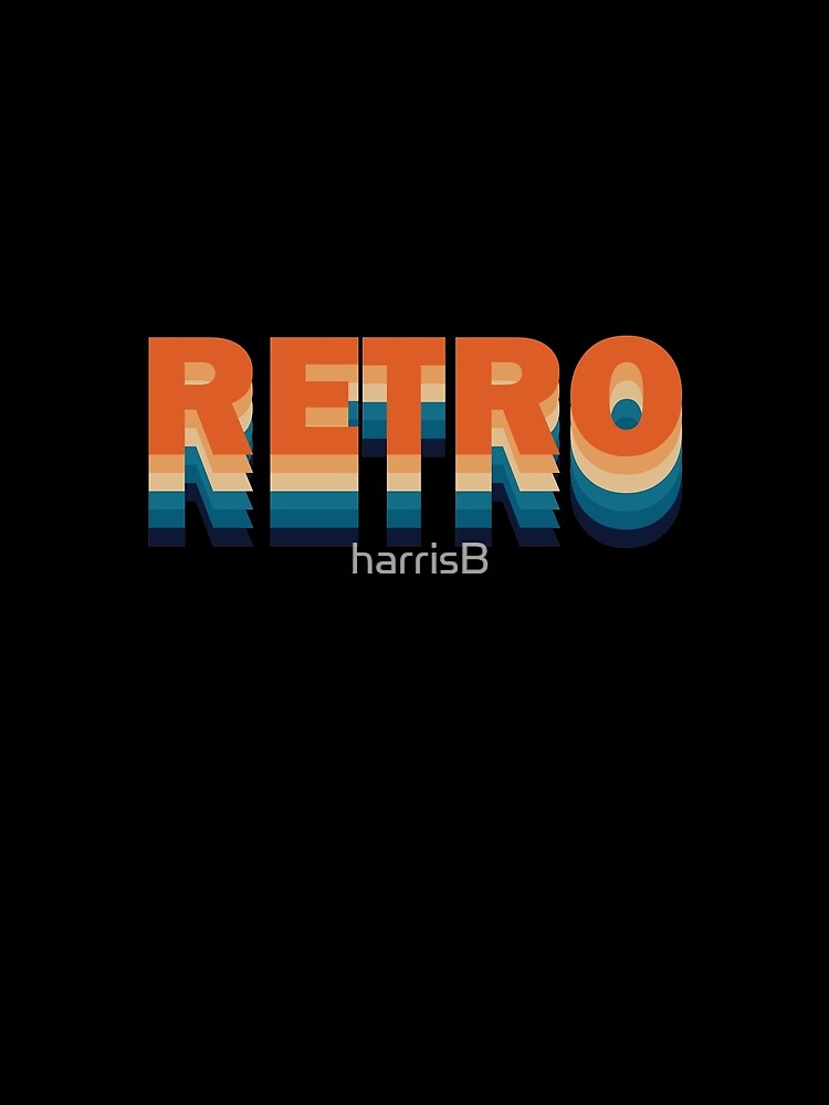 80's RETRO COLOUR SCHEME DESIGN by harrisB Unisex , , , Long Sleeve Tee