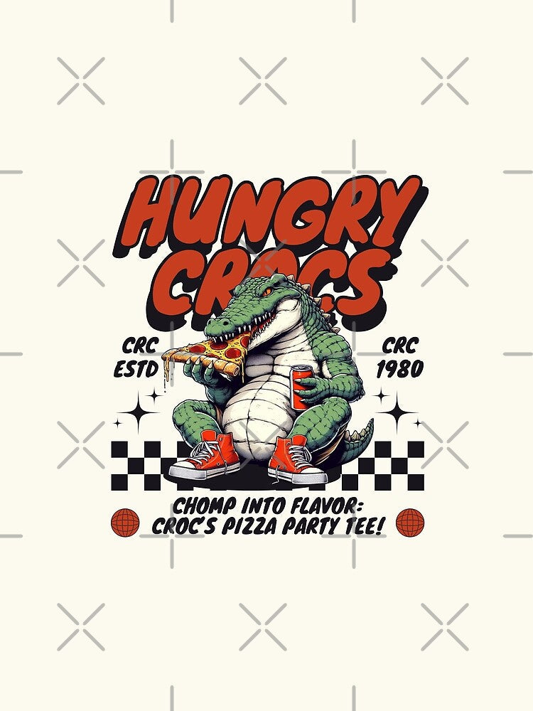 Hungry crocs by Peerless-Prime Unisex , , , Long Sleeve Tee