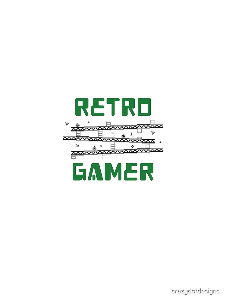 Retro Gamer by crazydotdesigns Unisex , , , Long Sleeve Tee