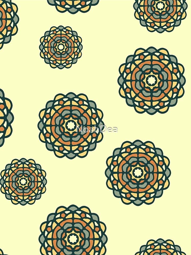 Yellow circle pattern by NoahDea Unisex , , , Long Sleeve Tee