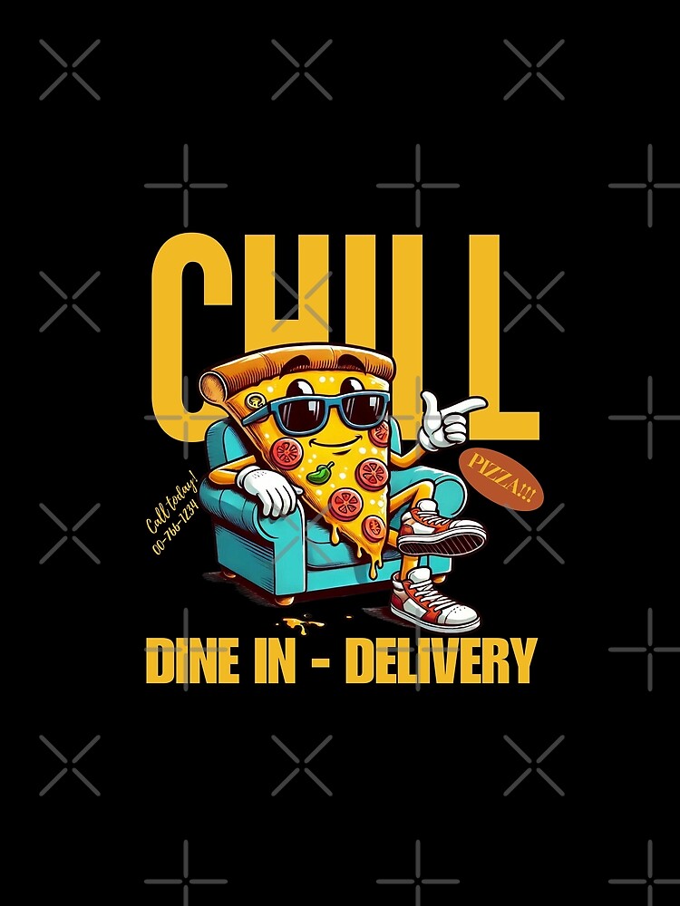 Chill pizza by Peerless-Prime Unisex , , , Long Sleeve Tee