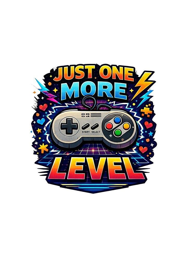 Just One More Level by Ortegan90 Unisex , , , Long Sleeve Tee