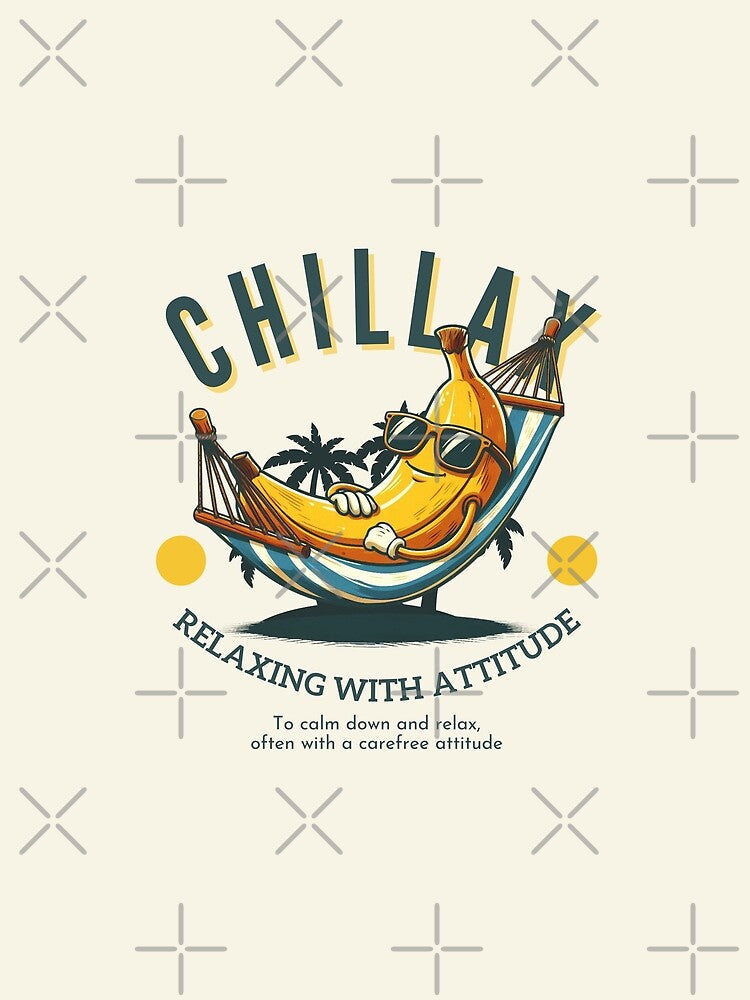 Relaxing with attitude by Peerless-Prime Unisex , , , Long Sleeve Tee
