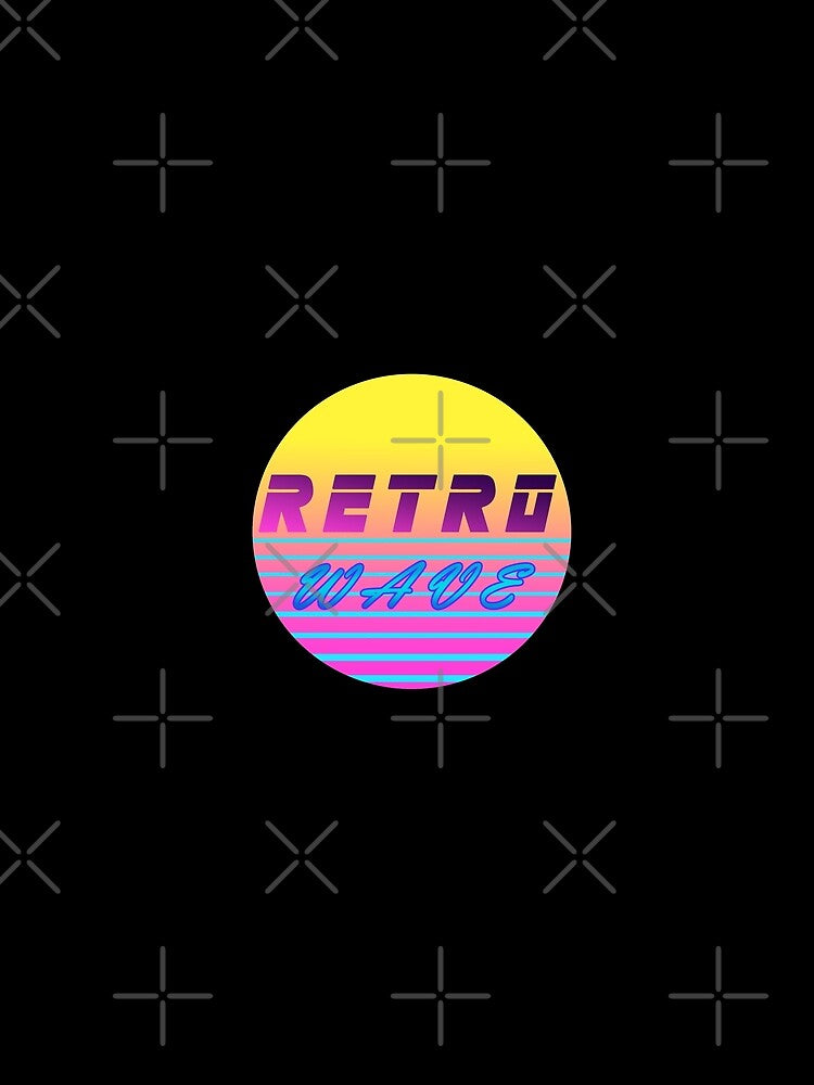 RETRO WAVE, SYNTH WAVE 80S by enigma3a Unisex , , , Long Sleeve Tee