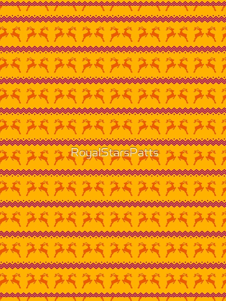 Classic Garlands Reindeer Merry Christmas Xmas Pattern    - Retirement Gifts by RoyalStarsPatts