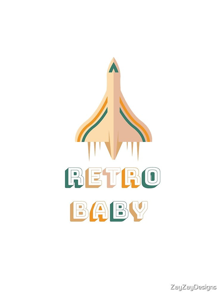 Retro Baby Essential T Shirt by ZayZayDesigns Unisex , , , Long Sleeve Tee