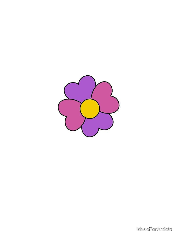 Retro Hippi Flower by Inspirationmotivation Unisex , , , Long Sleeve Tee