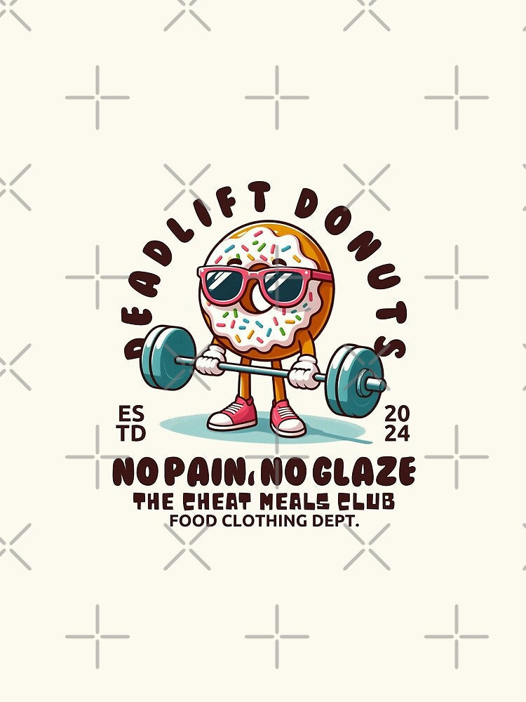 Bodybuilder donuts by Peerless-Prime Unisex , , , Long Sleeve Tee