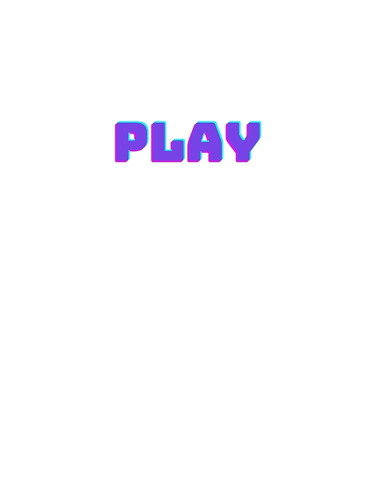Play - retro design by mandalahaze Unisex , , , Long Sleeve Tee