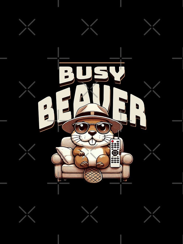 Busy beaver by Peerless-Prime Unisex , , , Long Sleeve Tee