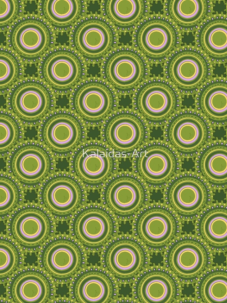 retro pattern by Kalaidas-Art Unisex , , , Long Sleeve Tee