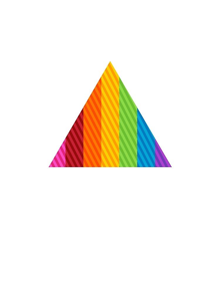 Rainbow 'Riangle by banditjoj Unisex , , , Long Sleeve Tee