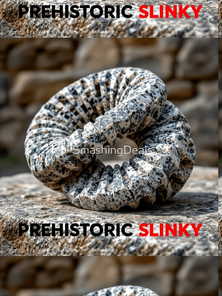 prehistoric slinky like retro imagery by SmashingDeals Unisex , , , Long Sleeve Tee