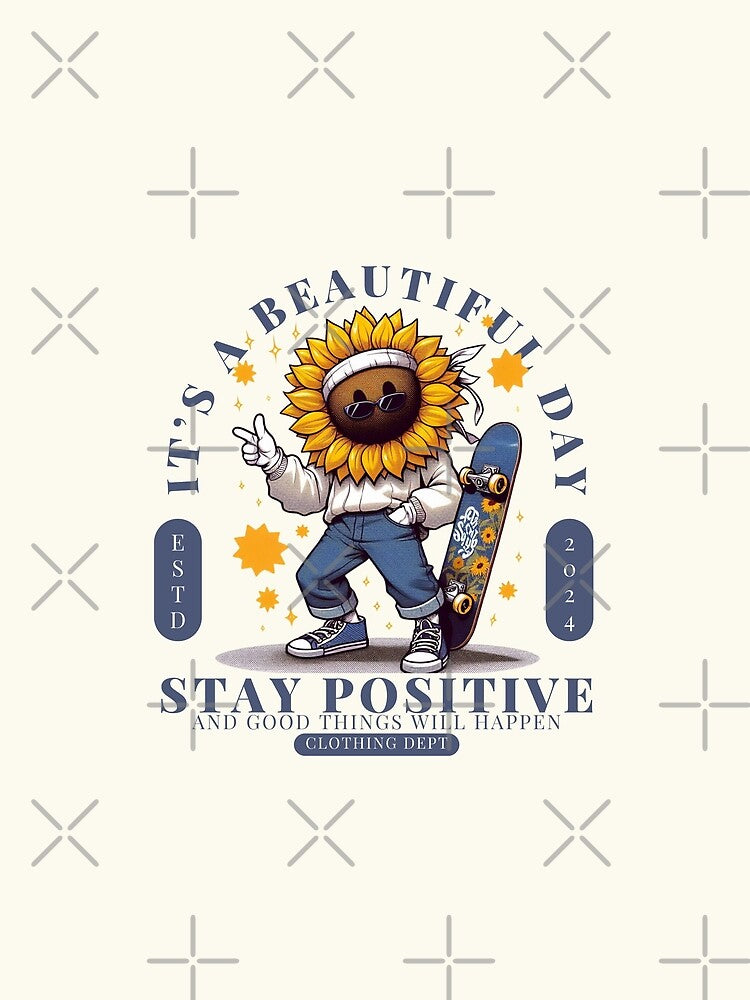 Stay positive by Peerless-Prime Unisex , , , Long Sleeve Tee