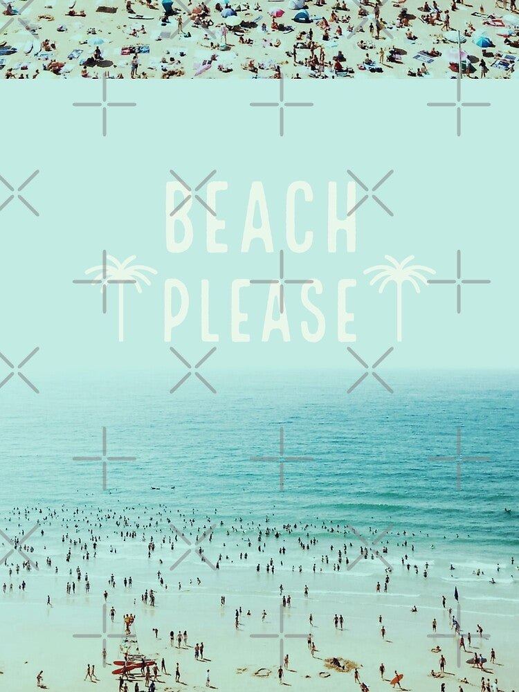 BEACH PLEASE - POSTER DESIGN - ART - MINIMALIST - DECORATION by Tropical Blood Unisex , , , Long Sleeve Tee