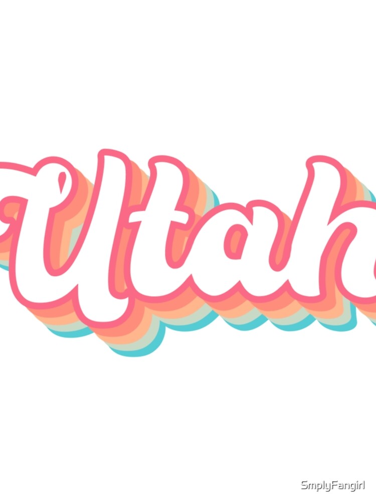 Retro Utah by SmplyFangirl Unisex , , , Long Sleeve Tee