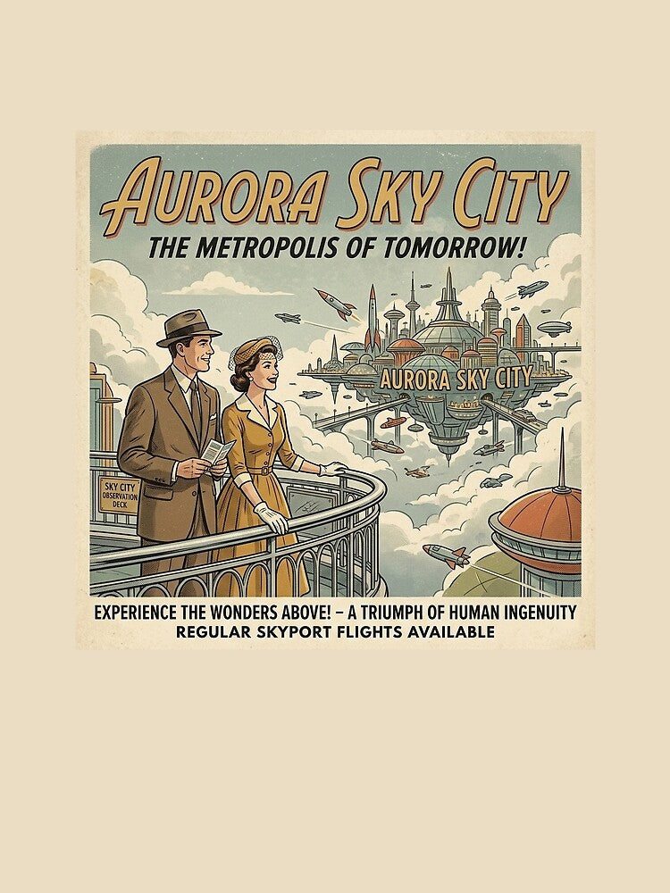 Aurora Sky City by ButchersTees Unisex , , , Long Sleeve Tee