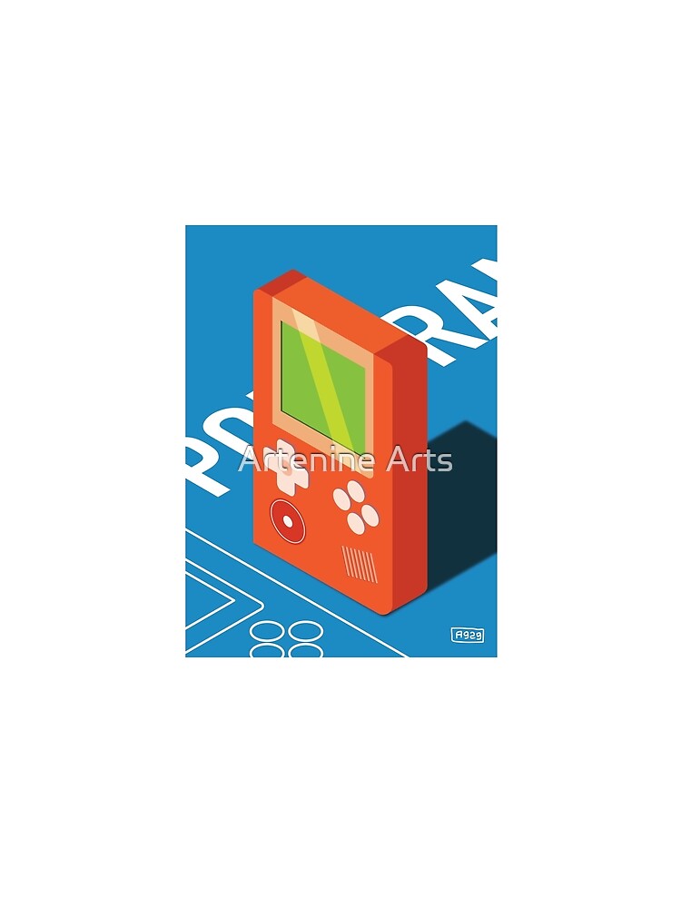 Retrolad2 Retro Style 90s gaming handheld reimagined - Orange by Artenine Arts Unisex , , , Long Sleeve Tee