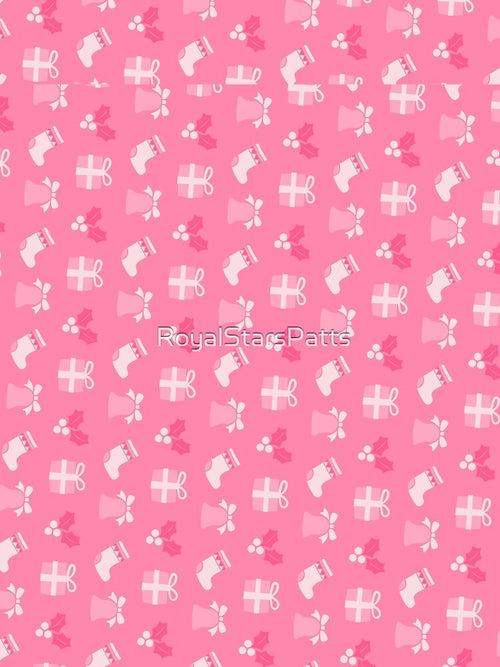 Artistic Candy Bells Merry Christmas Holiday Pattern    - Christmas Gifts For Wife by RoyalStarsPatts