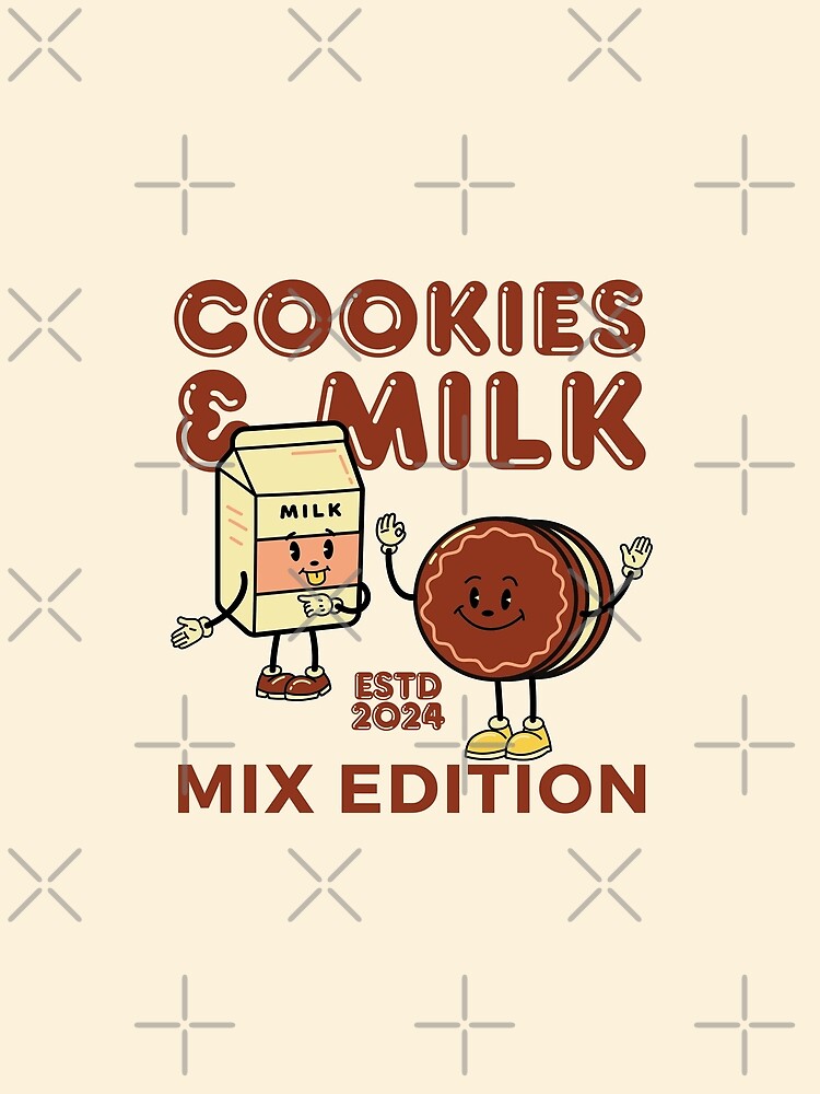 Cookie and milk by Peerless-Prime Unisex , , , Long Sleeve Tee