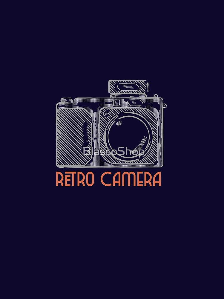 Retro Camera by BlascoShop Unisex , , , Long Sleeve Tee