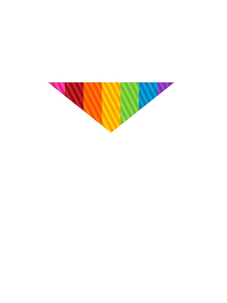 Rainbow 'Riangle III by banditjoj Unisex , , , Long Sleeve Tee