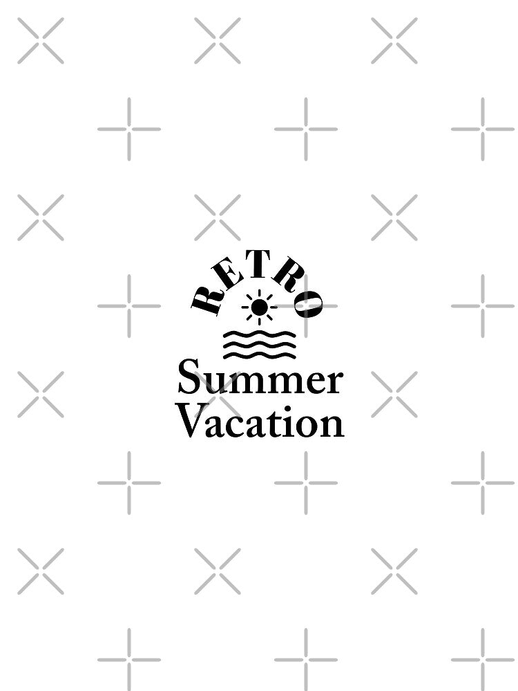 Retro summer vacation by ArtBySymone Unisex , , , Long Sleeve Tee
