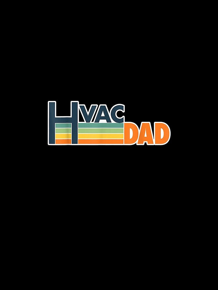 Hvac Dad 70s Retro by mylahKristian Unisex , , , Long Sleeve Tee