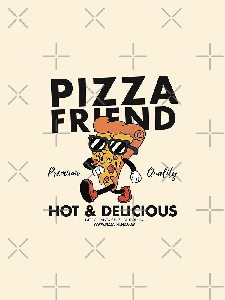 Hot and delicious pizza by Peerless-Prime Unisex , , , Long Sleeve Tee