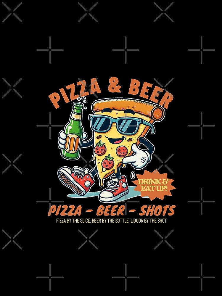 Pizza and beer by Peerless-Prime Unisex , , , Long Sleeve Tee