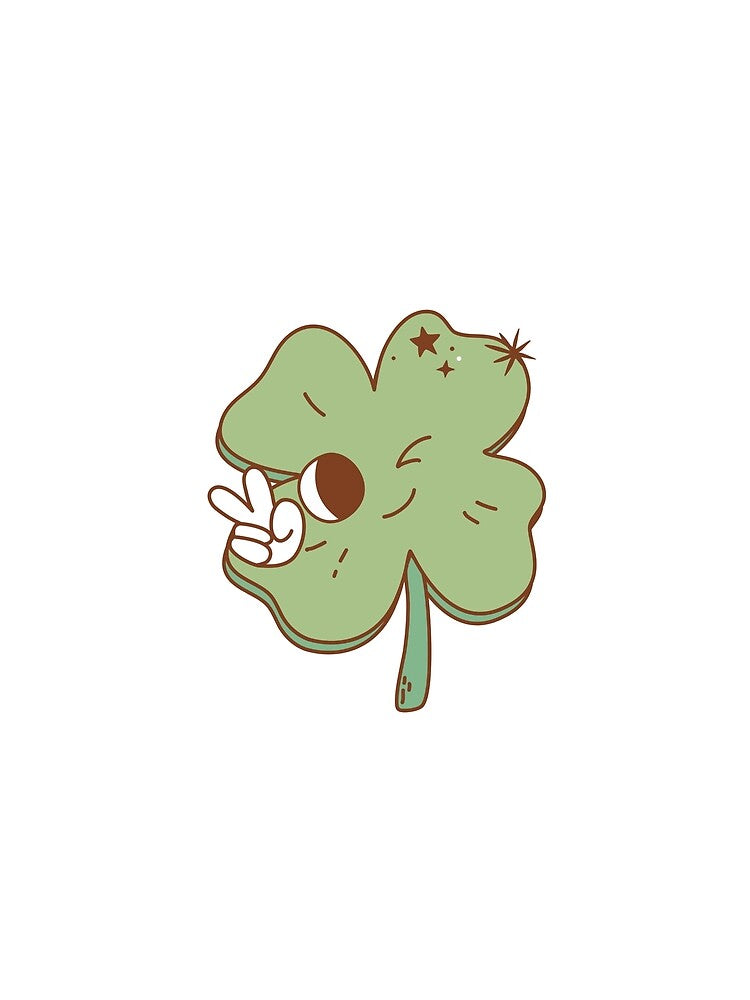 retro clover by Luisshopp Unisex , , , Long Sleeve Tee