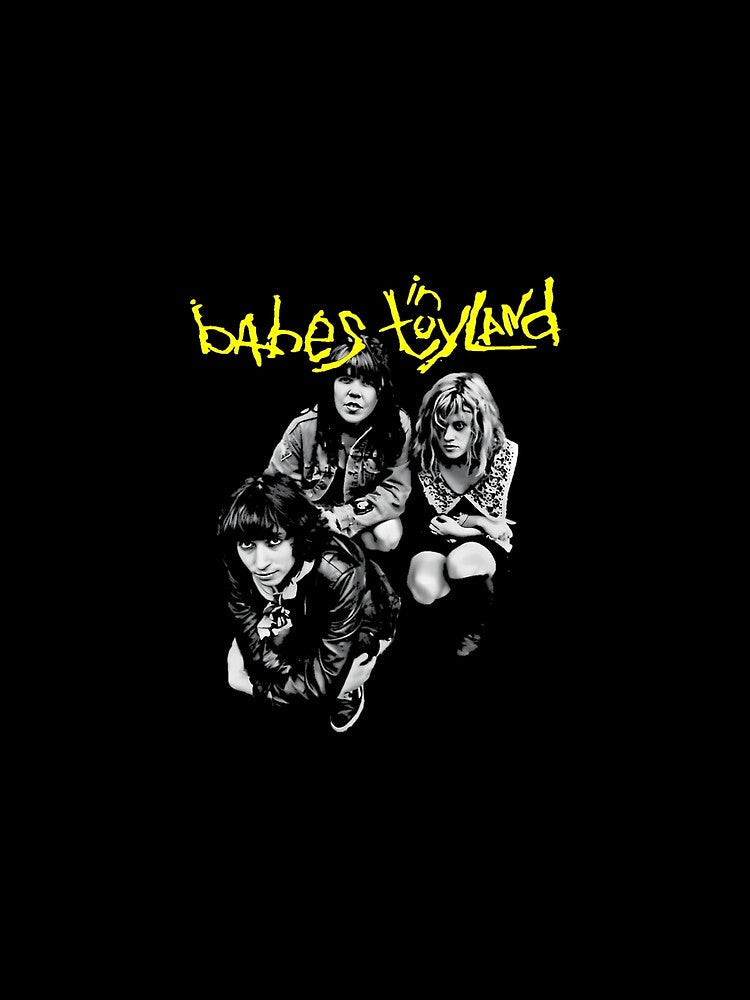 Raw Punk Rock Inspired Artwork B.abe.s In Toy.lan.d With Riot Grrrl Energy by AidaHackett Unisex , , , Long Sleeve Tee