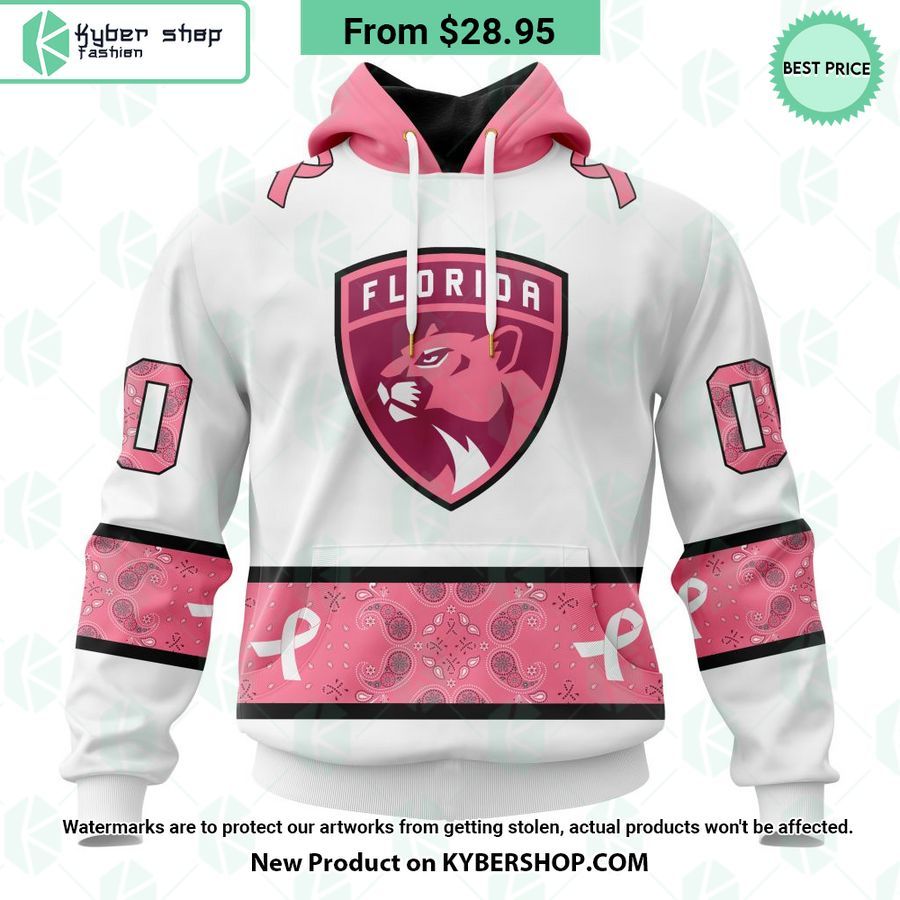 Florida Panthers In October We Wear Pink Breast Cancer Shirt