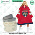 Florida Panthers red Hoodie Blanket