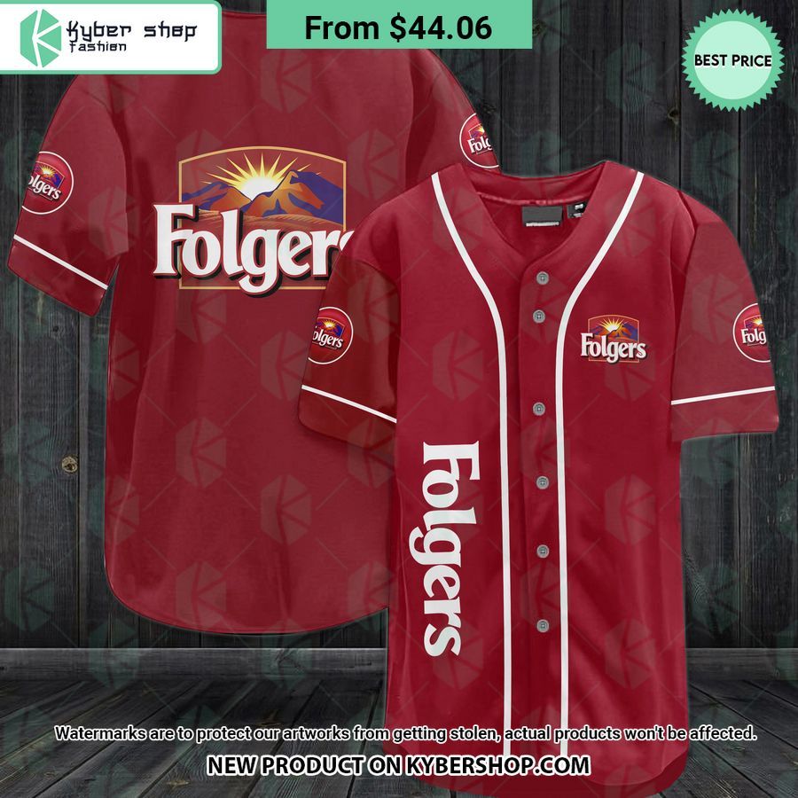Folgers Coffee Baseball Jersey