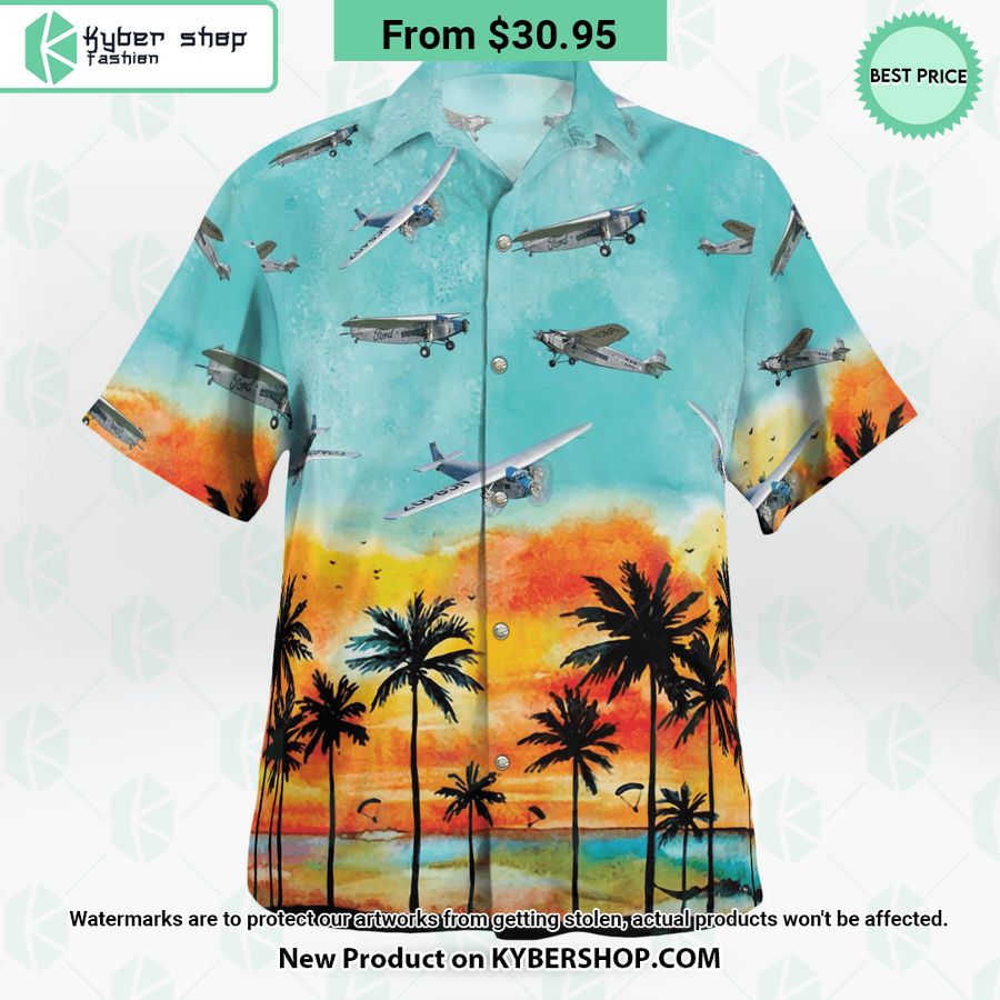 Ford Trimotor Hawaiian Shirt
