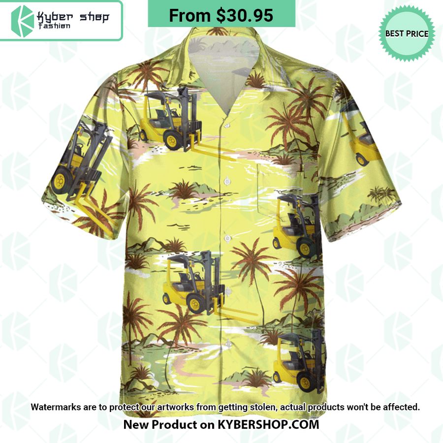 Forklift Hawaiian Shirt