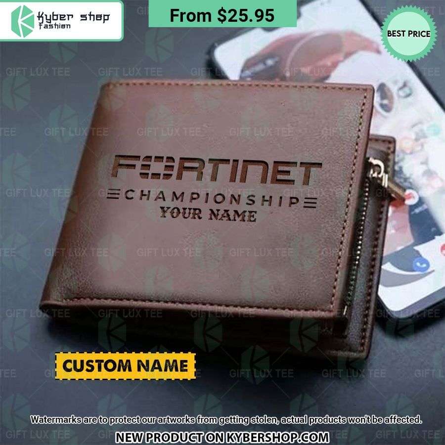 Fortinet Championship CUSTOM Leather Wallet