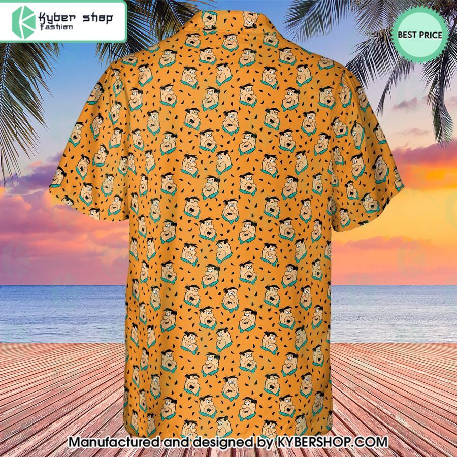 Fred Flintstone Expressions Pattern Hawaiian Shirt