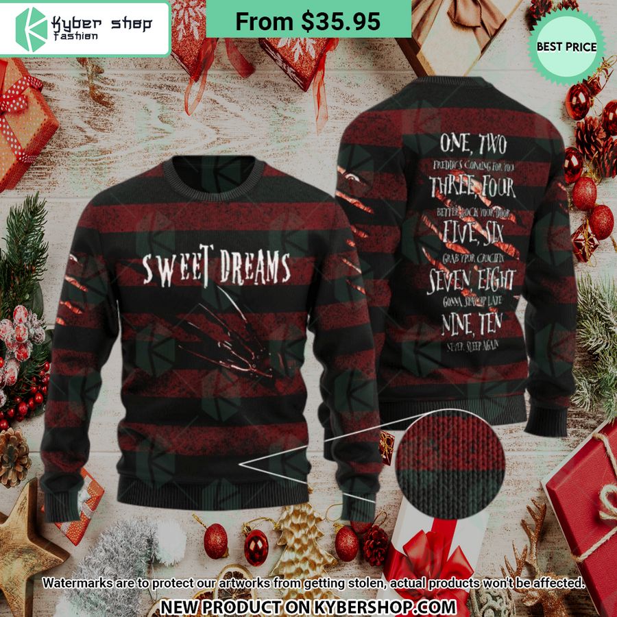 Freddy Krueger Sweet Dreams Sweater