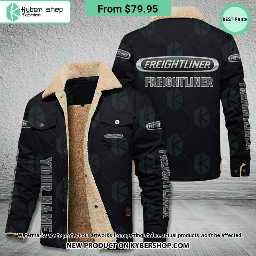 Freightliner CUSTOM Fleece Leather Jacket