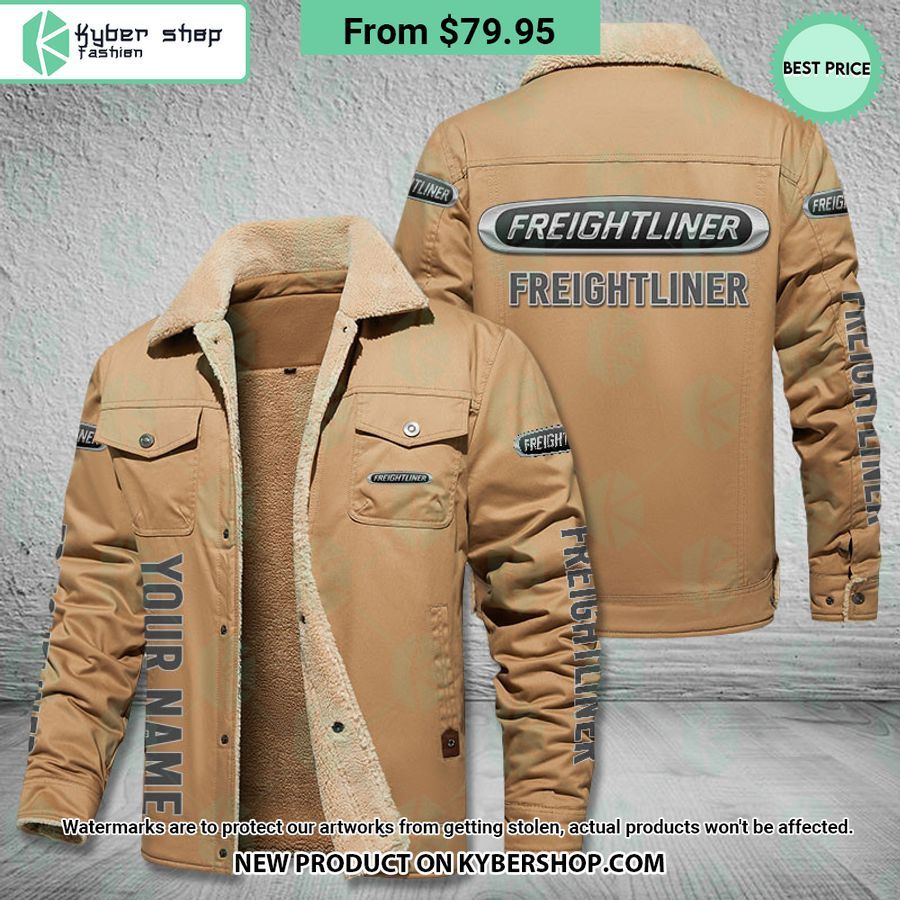 Freightliner CUSTOM Fleece Leather Jacket