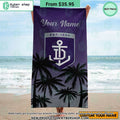 Fremantle FC CUSTOM Beach Towel