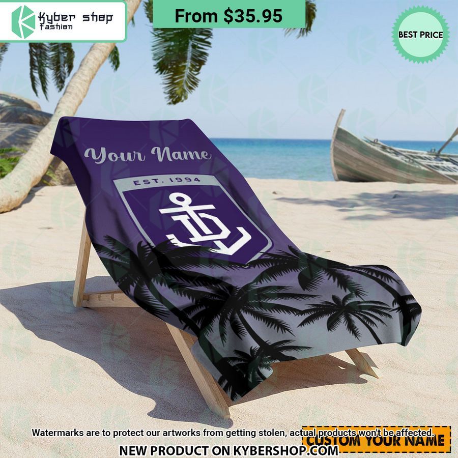 Fremantle FC CUSTOM Beach Towel