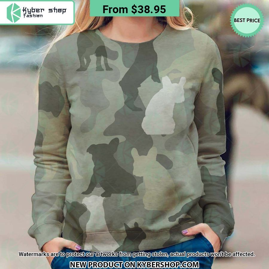 French Bulldog Camo Sweatshirt
