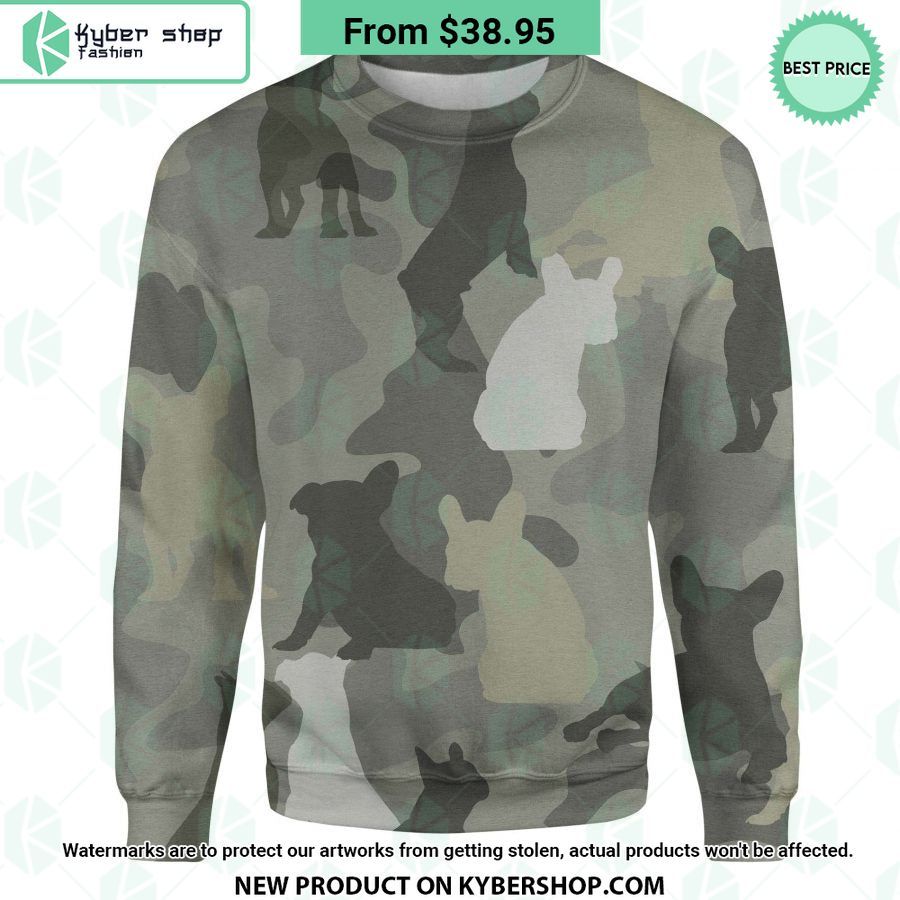 French Bulldog Camo Sweatshirt
