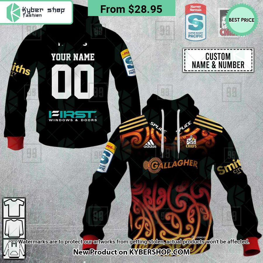Gallagher Chiefs Super Rugby Pacific Home Jersey CUSTOM Hoodie